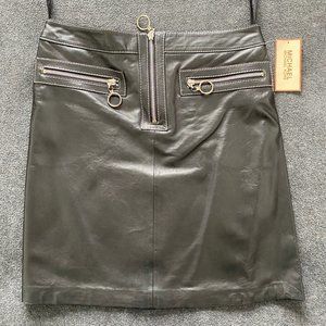 Leather Mini Skirt